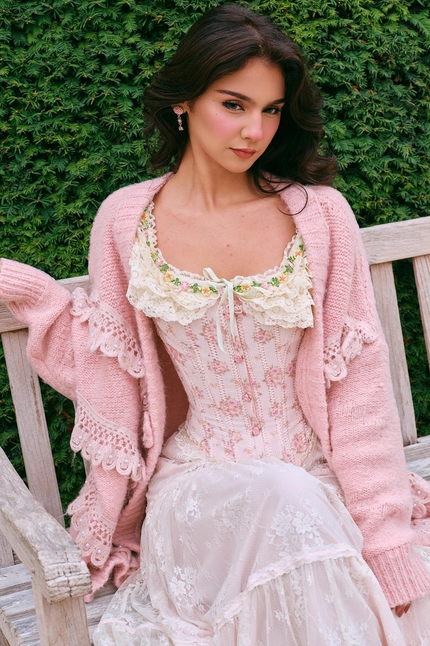 French Floral Corset