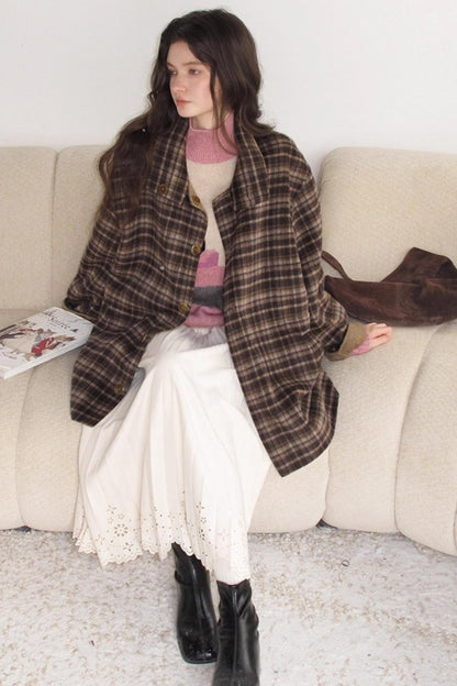 Rin's Poem Pleated Skirt