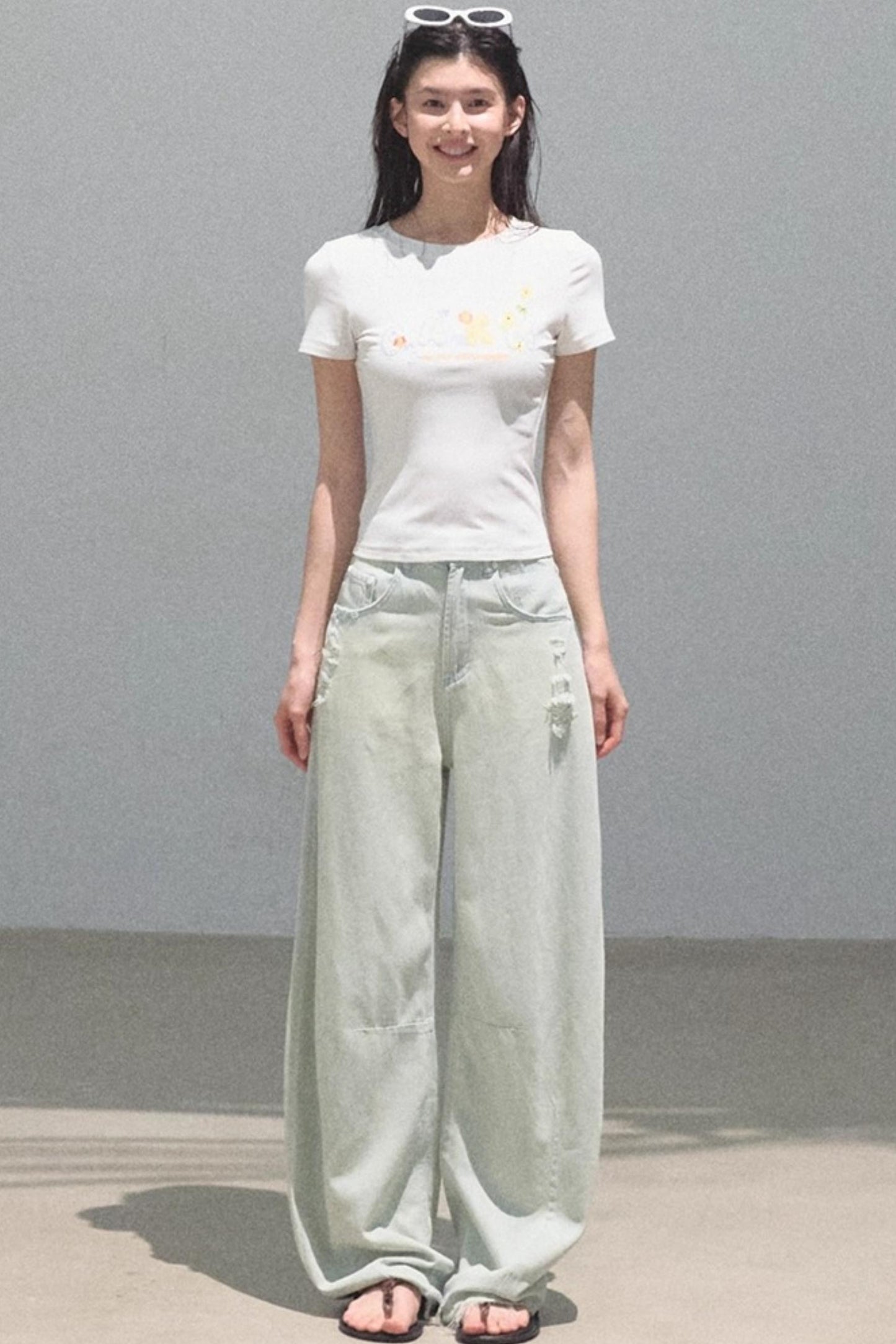 Angels Ripped Scimitar Jeans