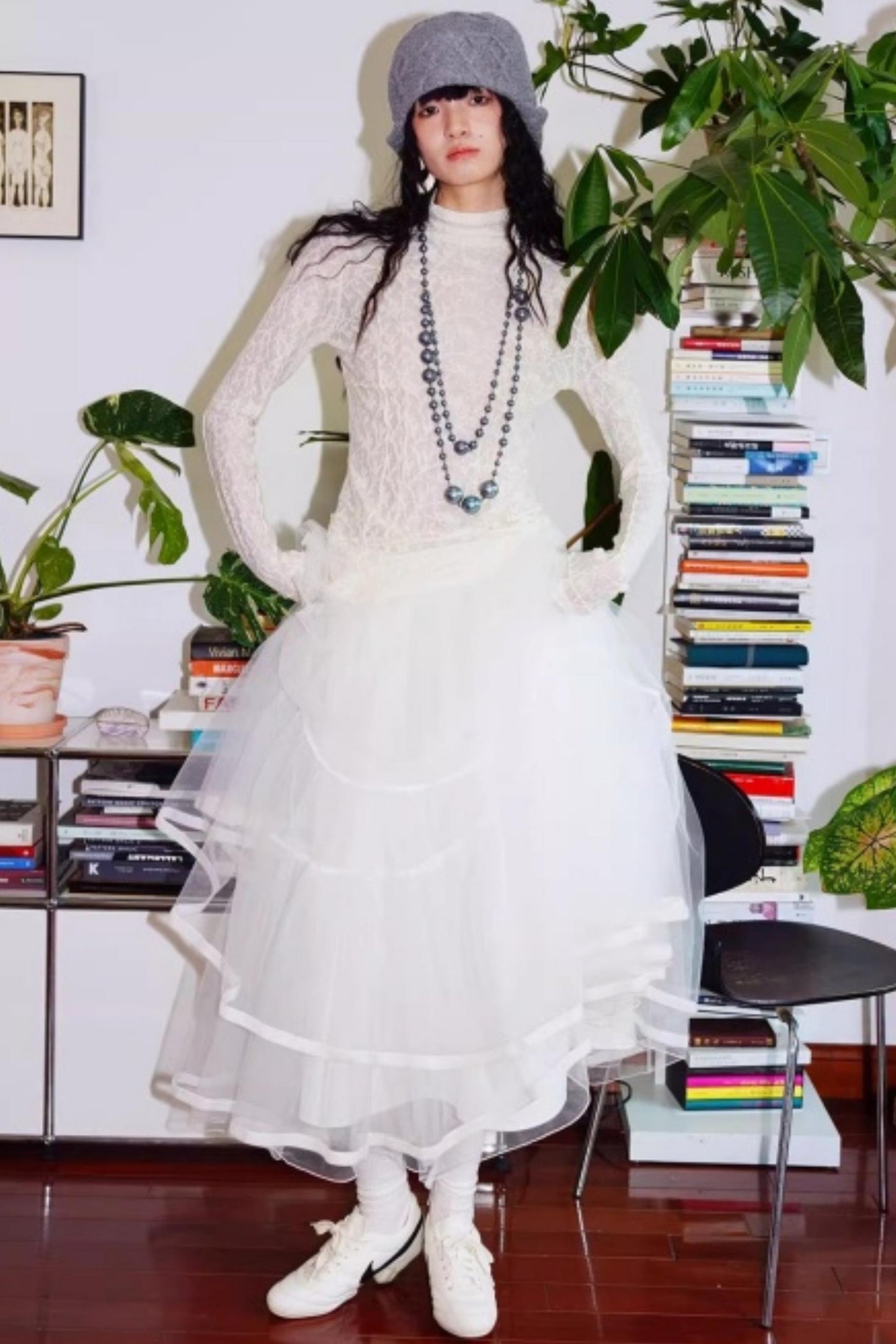 Split Knitted Base Layer Top