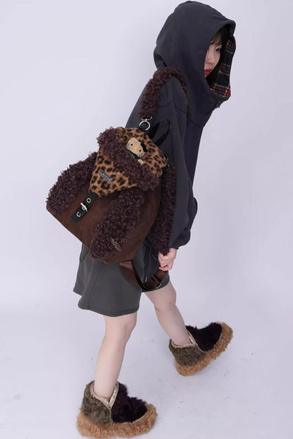 Ear Furry Crossbody Bag