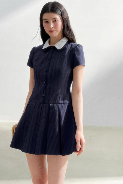 Retro College Shirt Dress