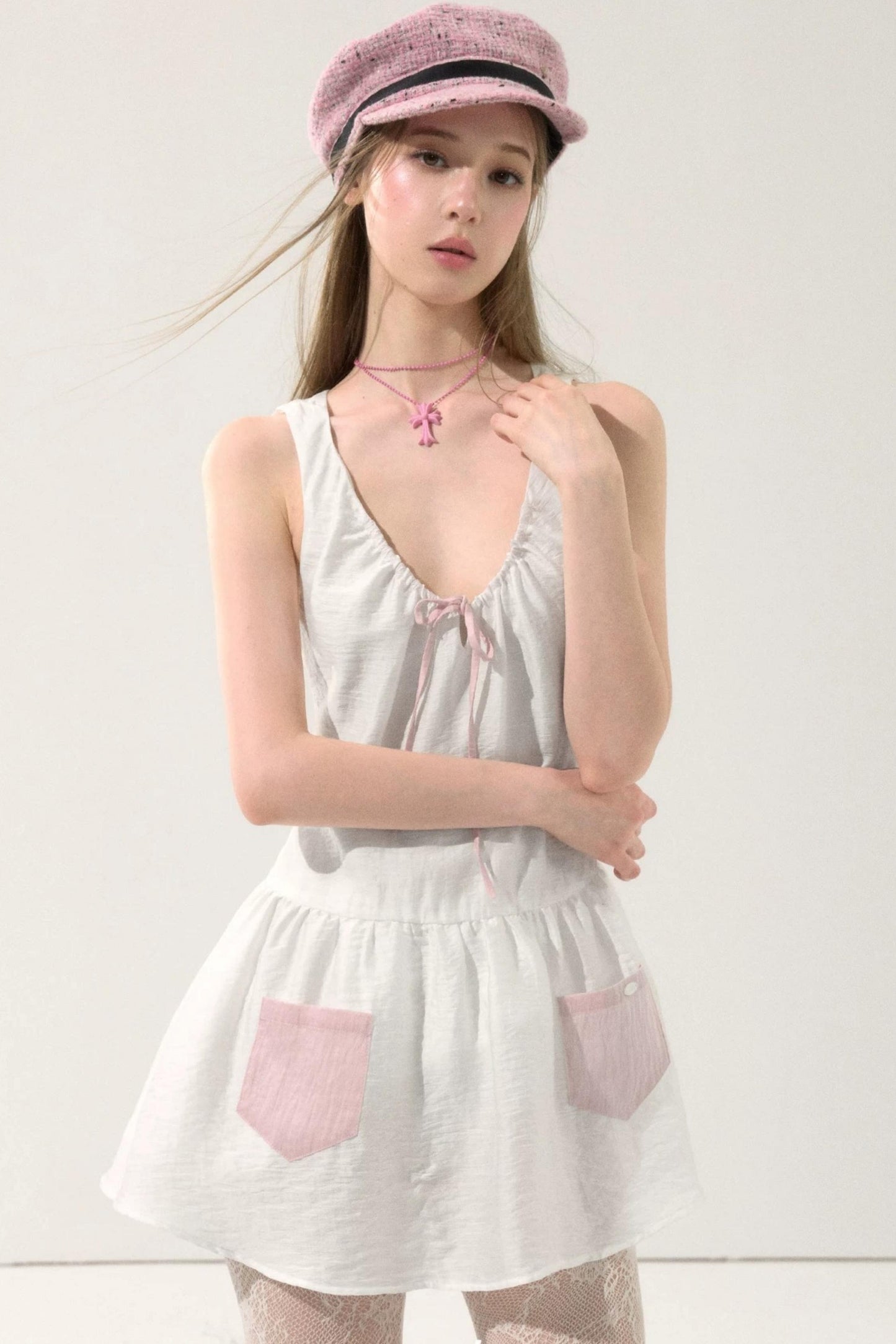 Sweet Color-Blocking Dress