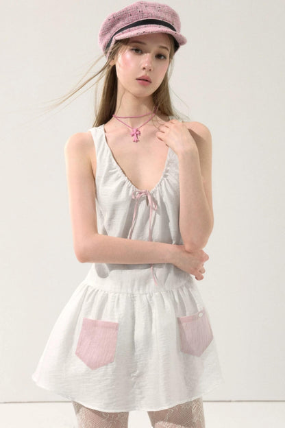 Sweet Color-Blocking Dress