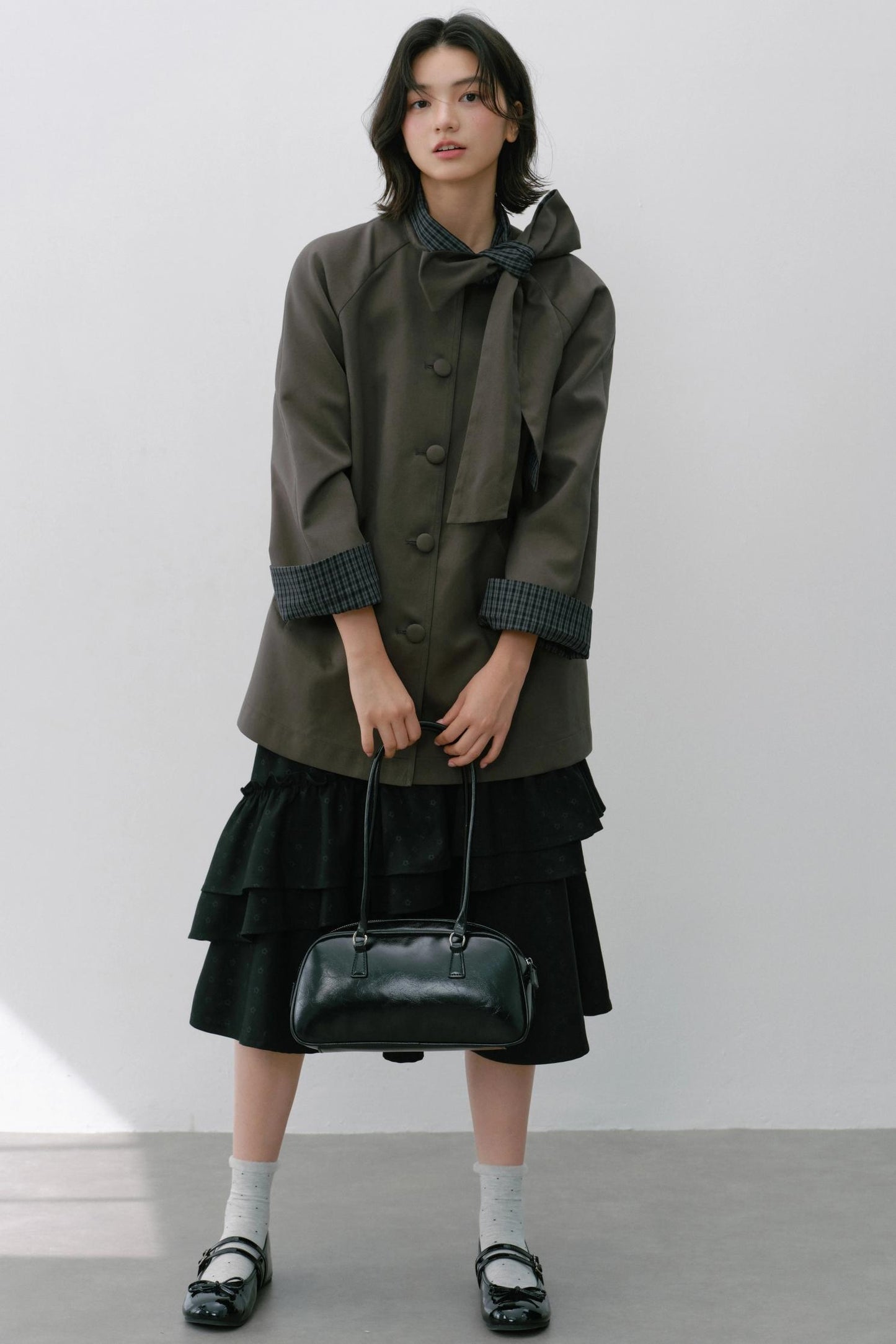 Sweet Bow Trench Coat