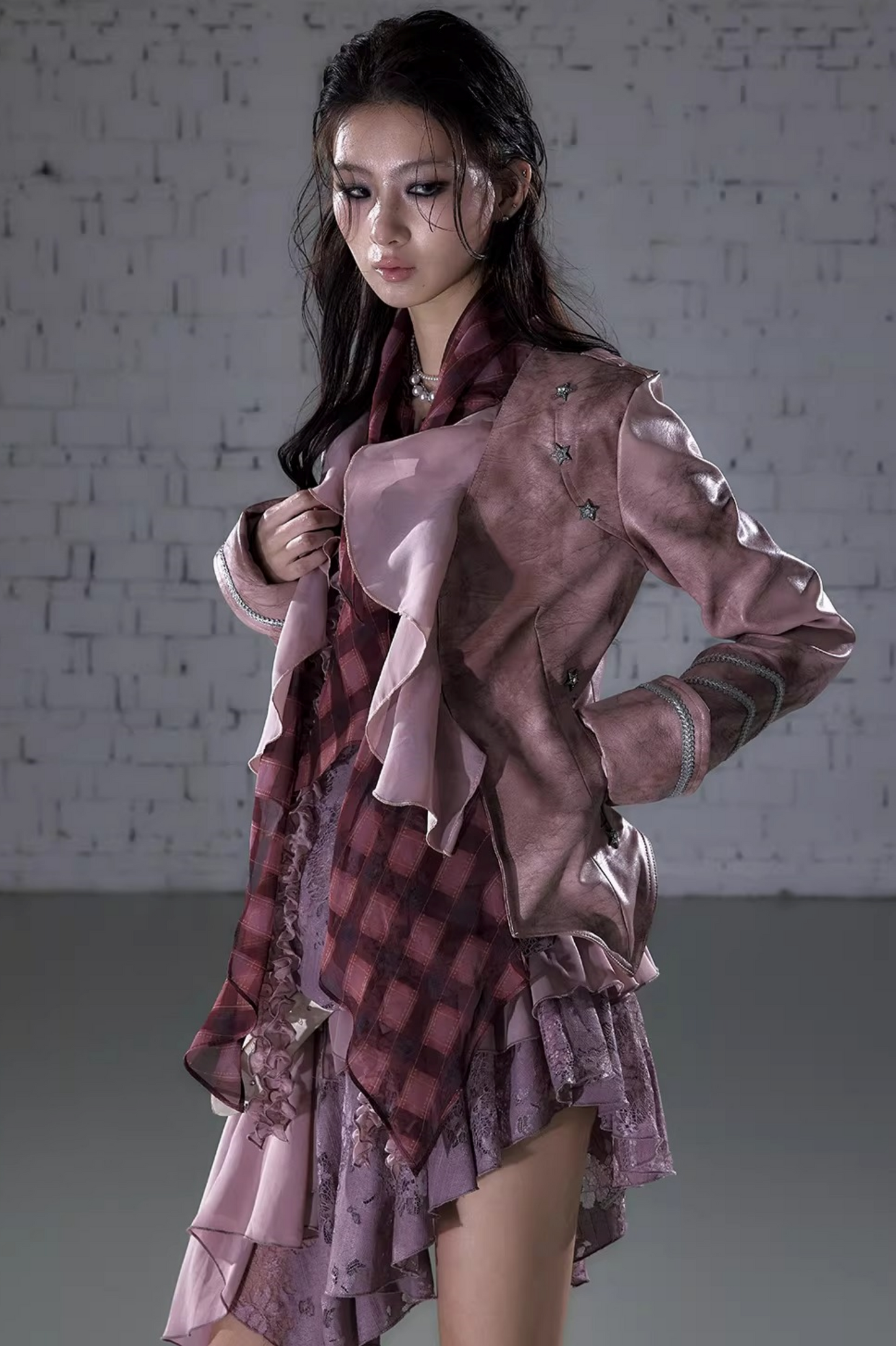 Retro Punk Leather Jacket