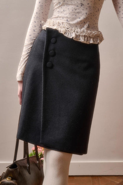 Fluffy Woolen Warm Skirt