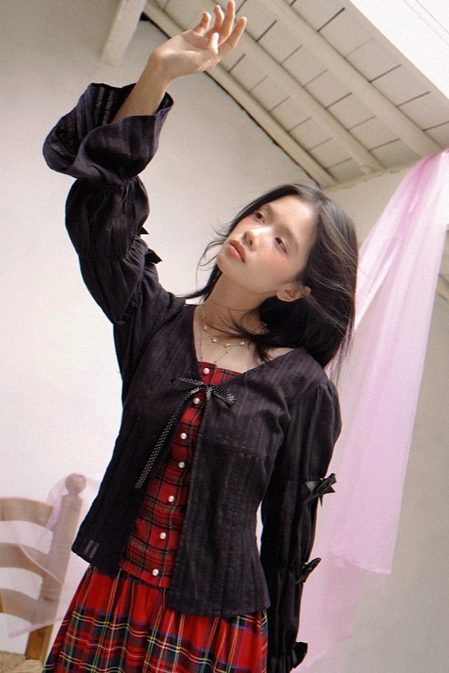 Happy Birthday Polka Dot Red Checkered Shirt