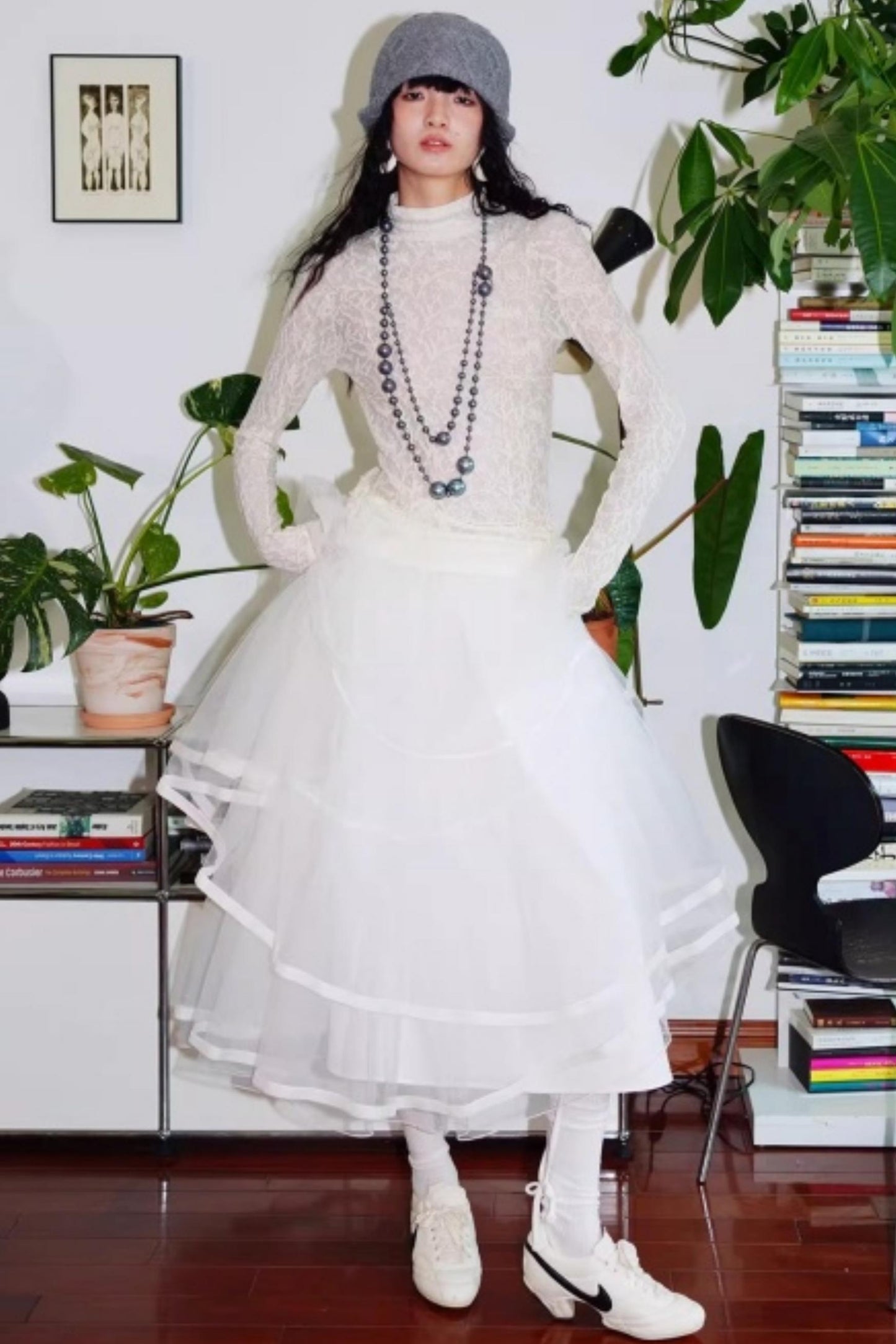 Split Knitted Base Layer Top