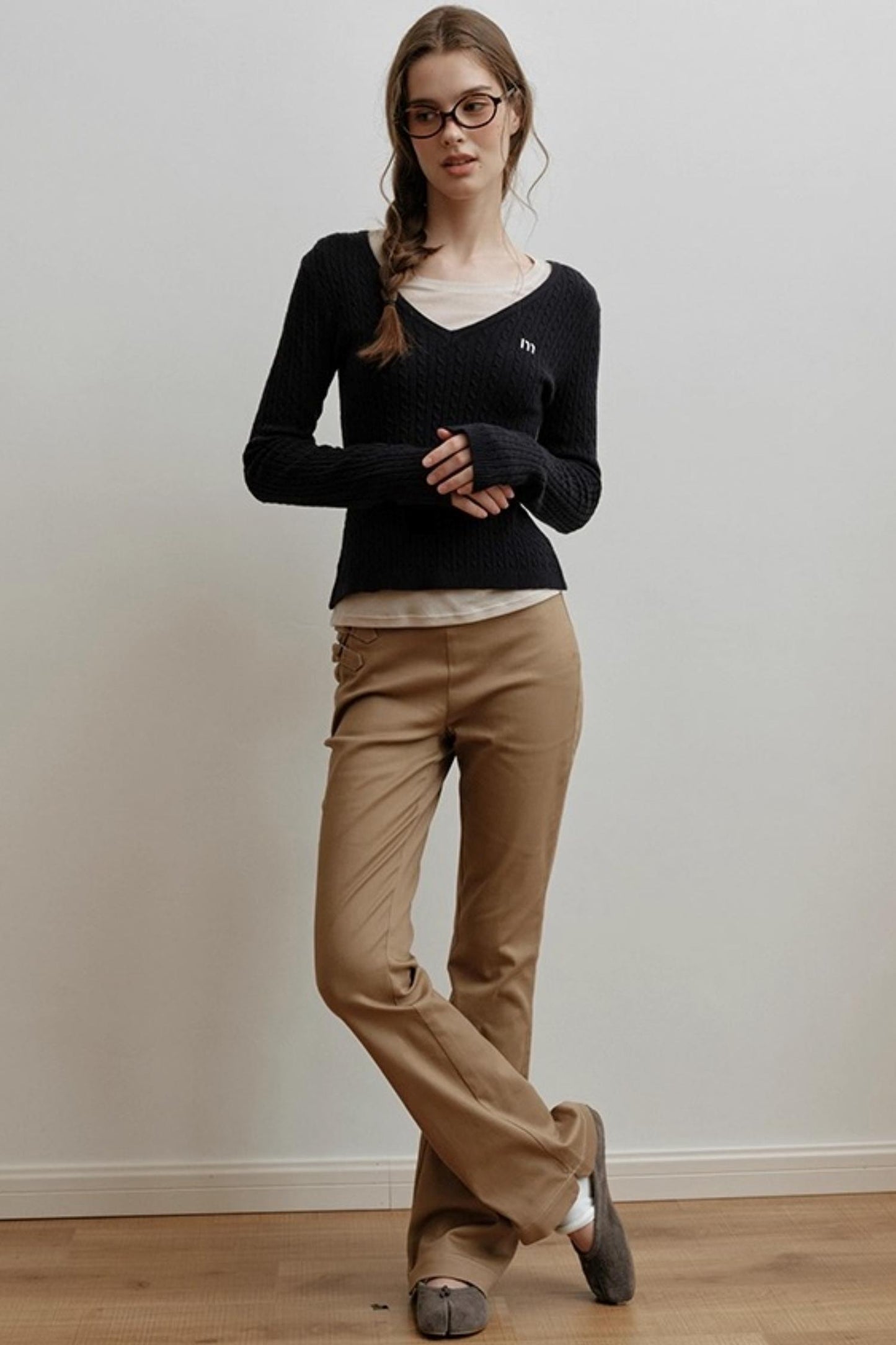 Light Tencel Wool Crew Neck T-Shirt