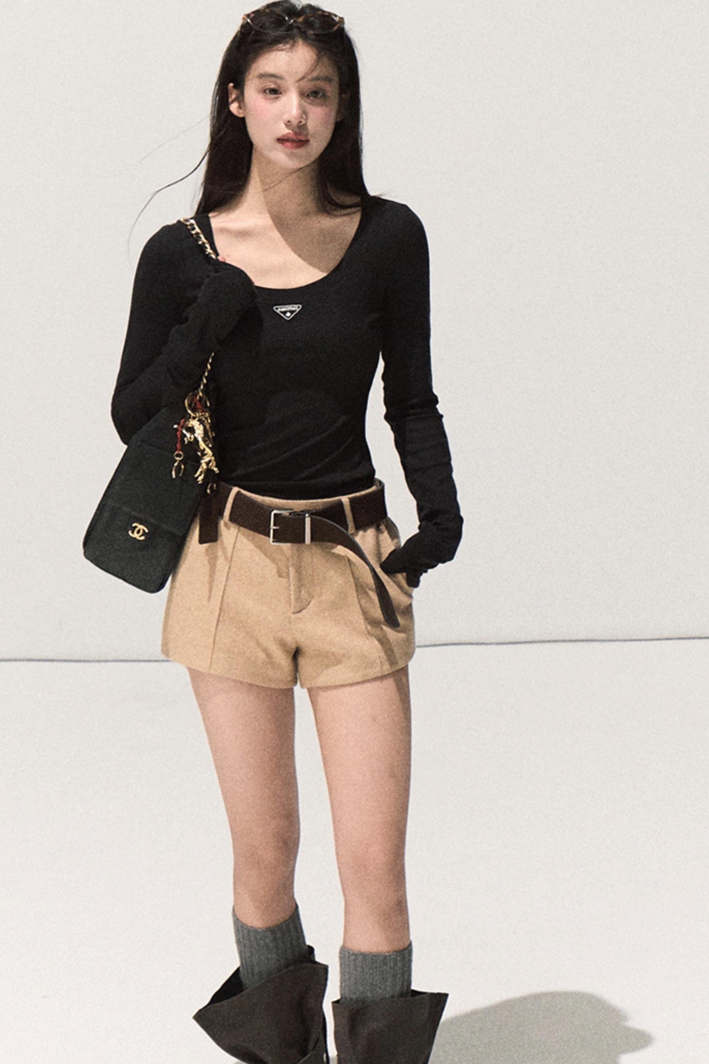 Night Pine Wool Shorts