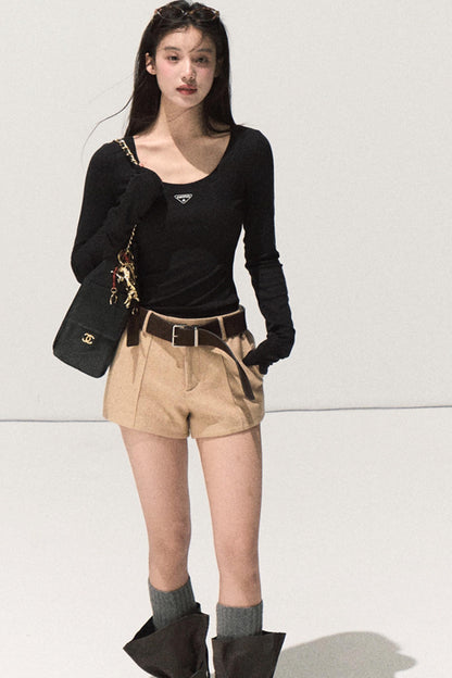 Night Pine Wool Shorts