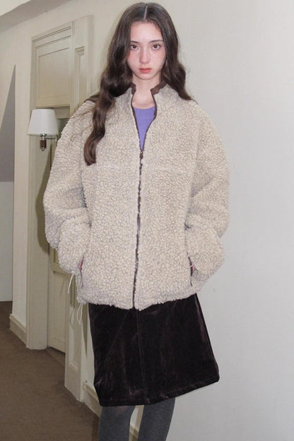 Vintage Dark Purple Velvet Skirt