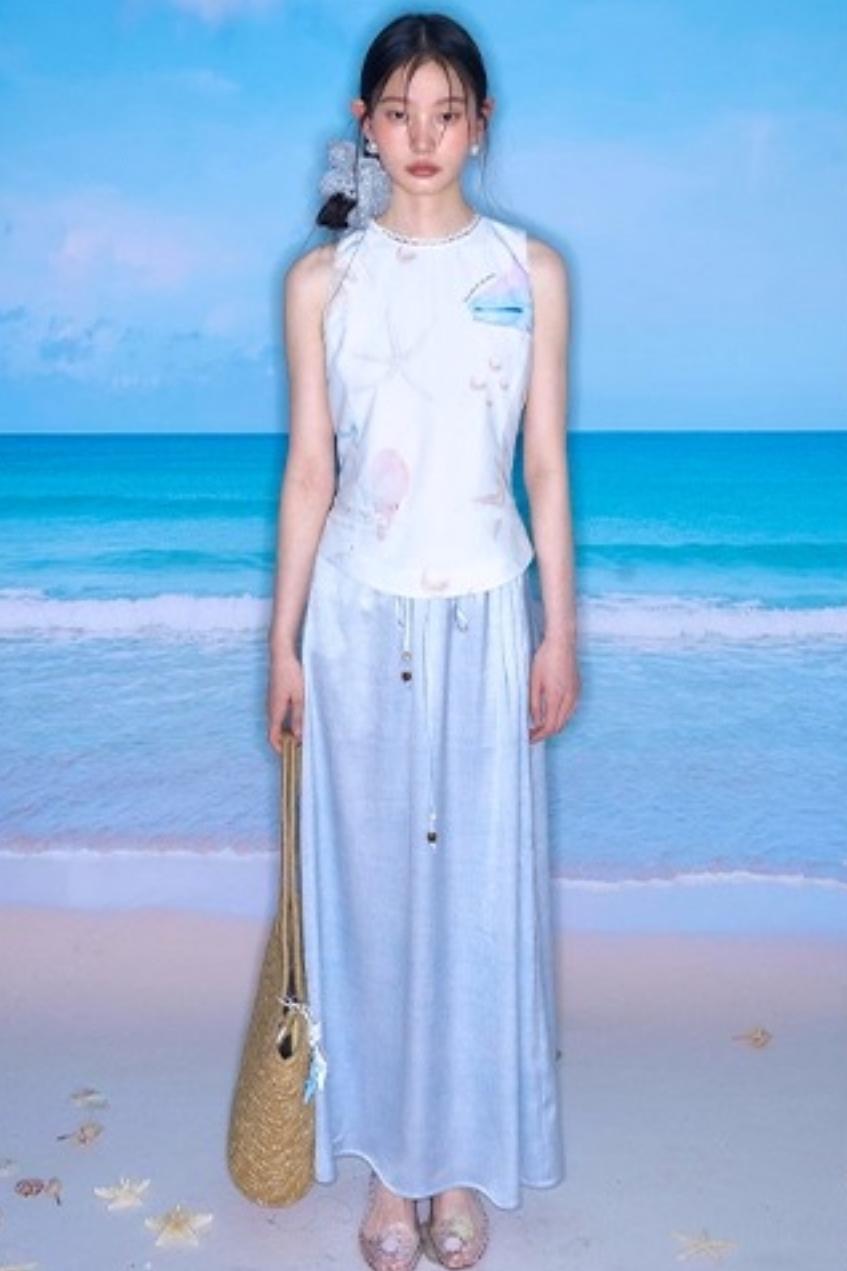 Starfish Pleated Skirt Set-Up