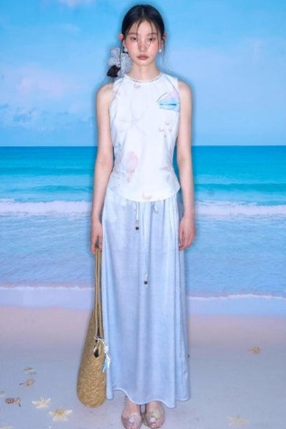 Starfish Pleated Skirt Set-Up