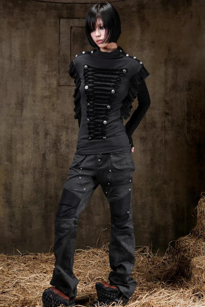 Palace Punk Straight-Leg Pants