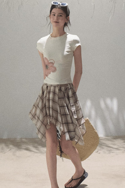 Begonia Bloom Slim Fit T-Shirt