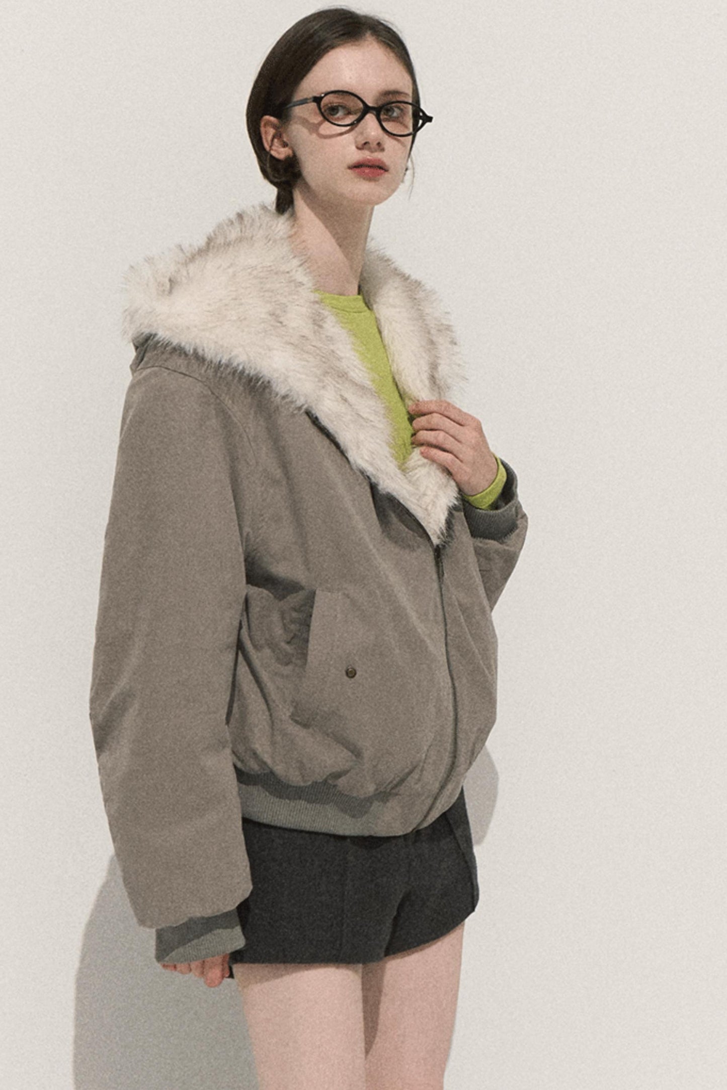 Night Pine Wool Shorts