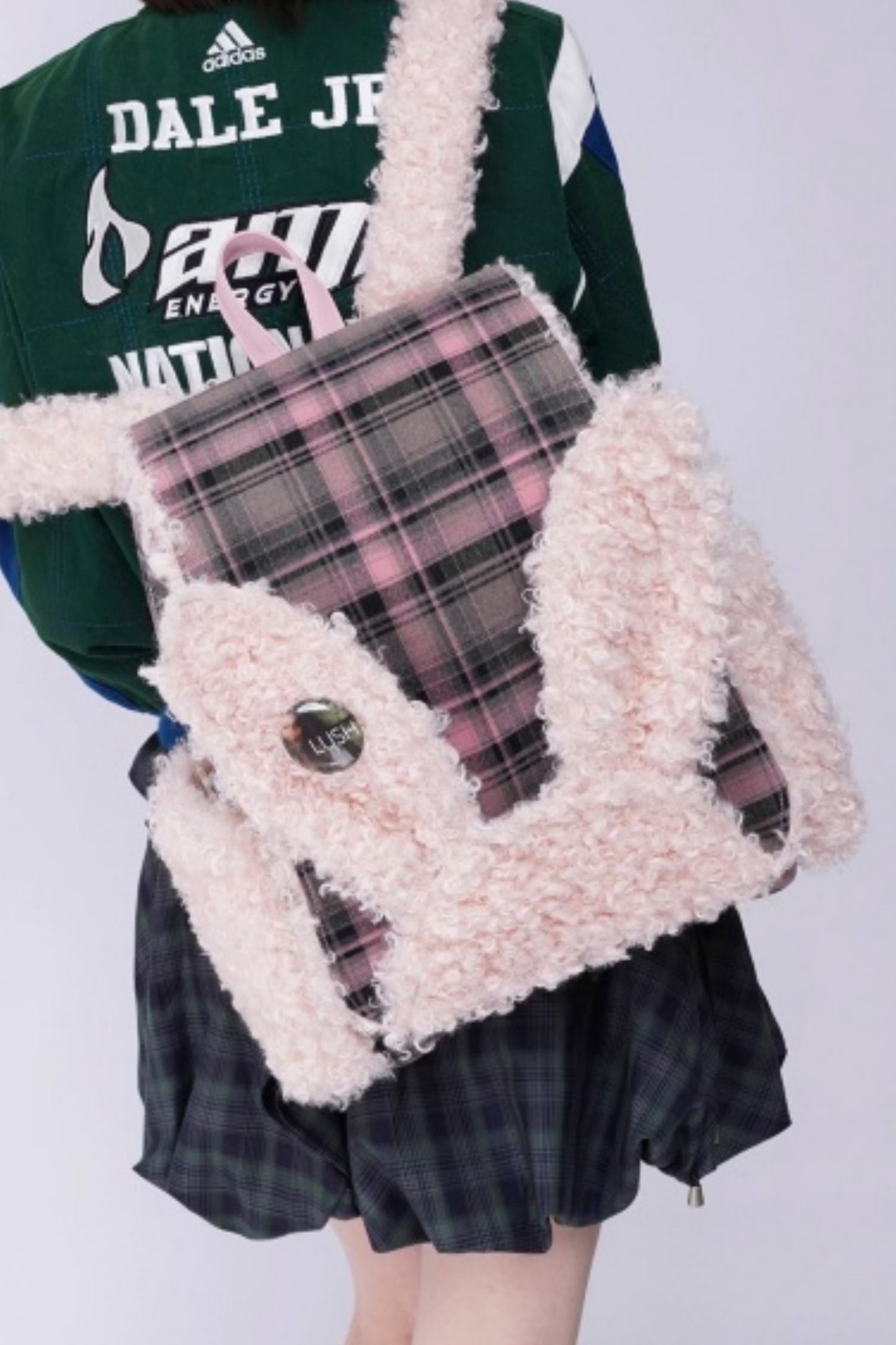 Furry Rabbit Ear Backpack