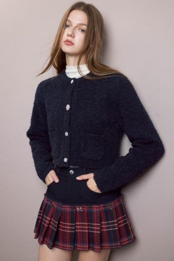 Frost Button Knit Cardigan