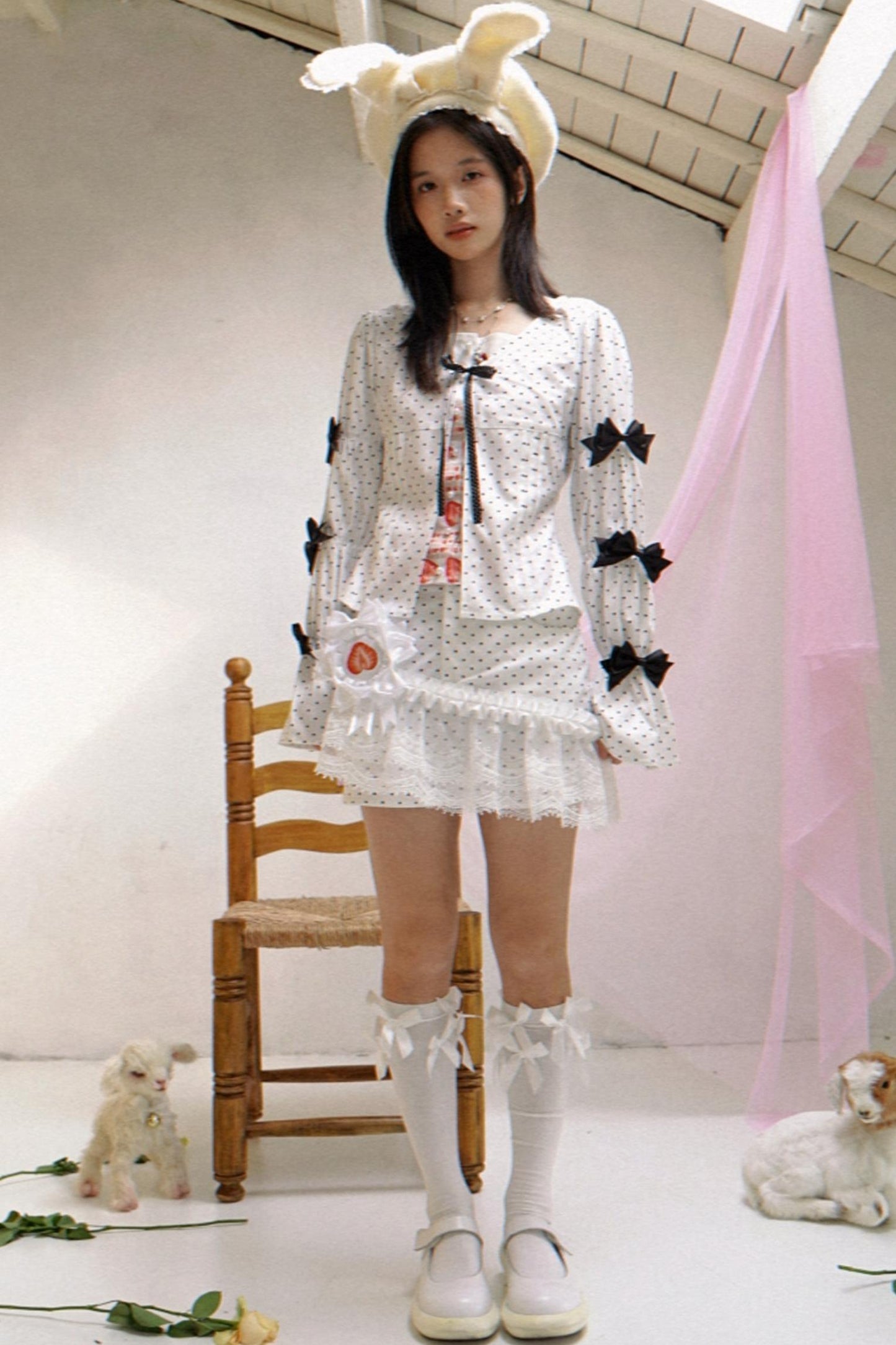 Happy Birthday Polka Dot Red Checkered Shirt