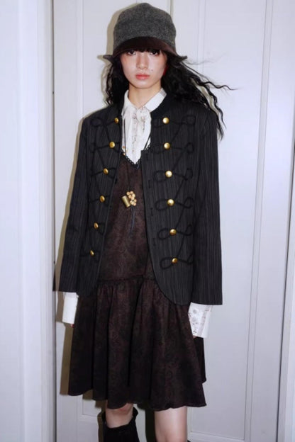 Vintage Suede Sleeveless Dress