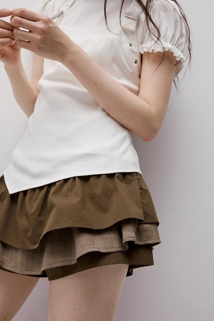 Cleanfit Puff Sleeve T-Shirt