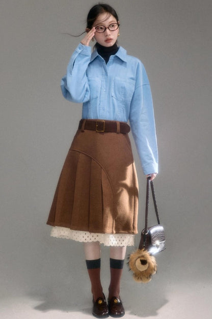 Oak Hazelnut Wool Jacket Set-Up