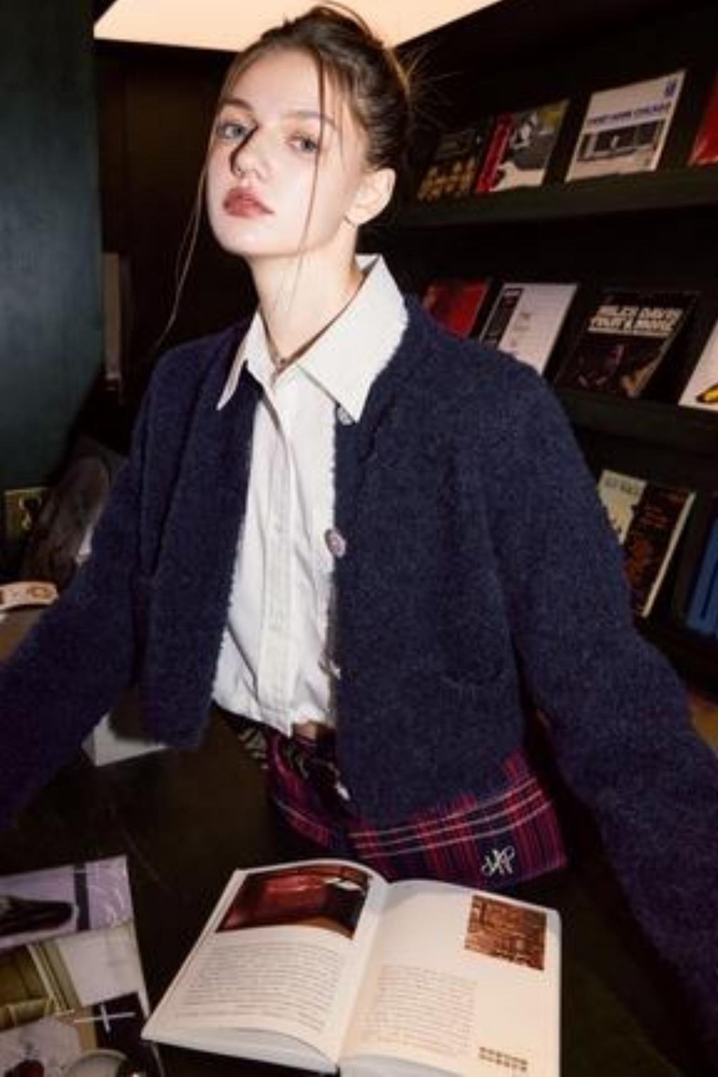 Frost Button Knit Cardigan