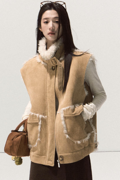 Wool Slim-Fit Lace Top