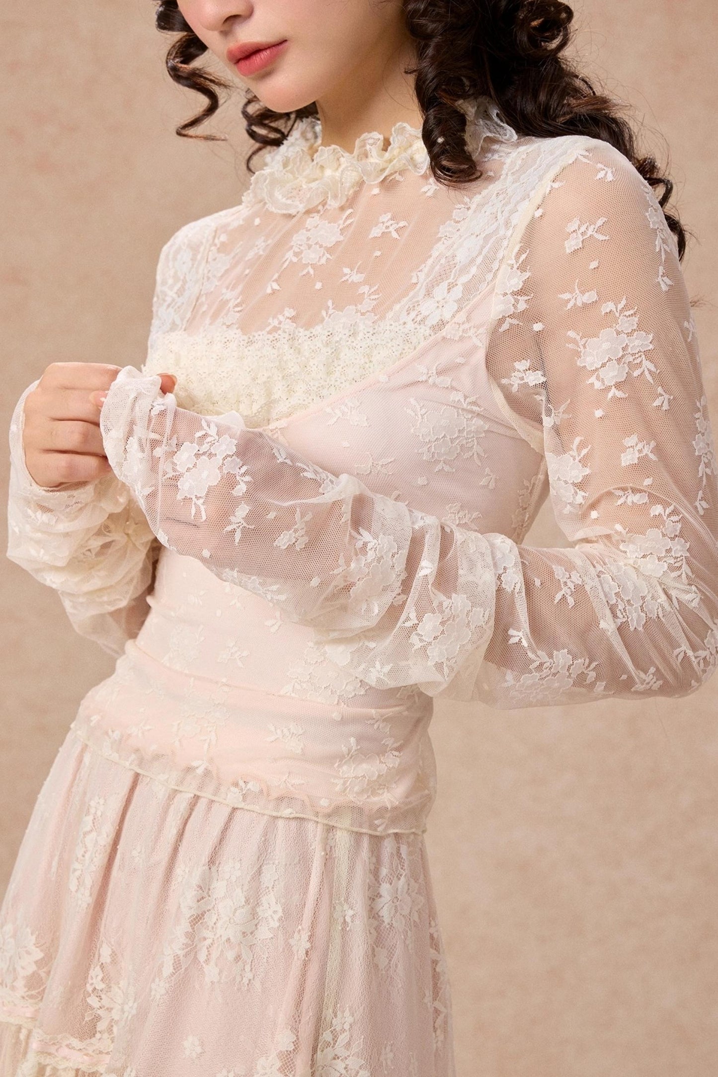 Lace Base Layer Top Skirt Set-Up