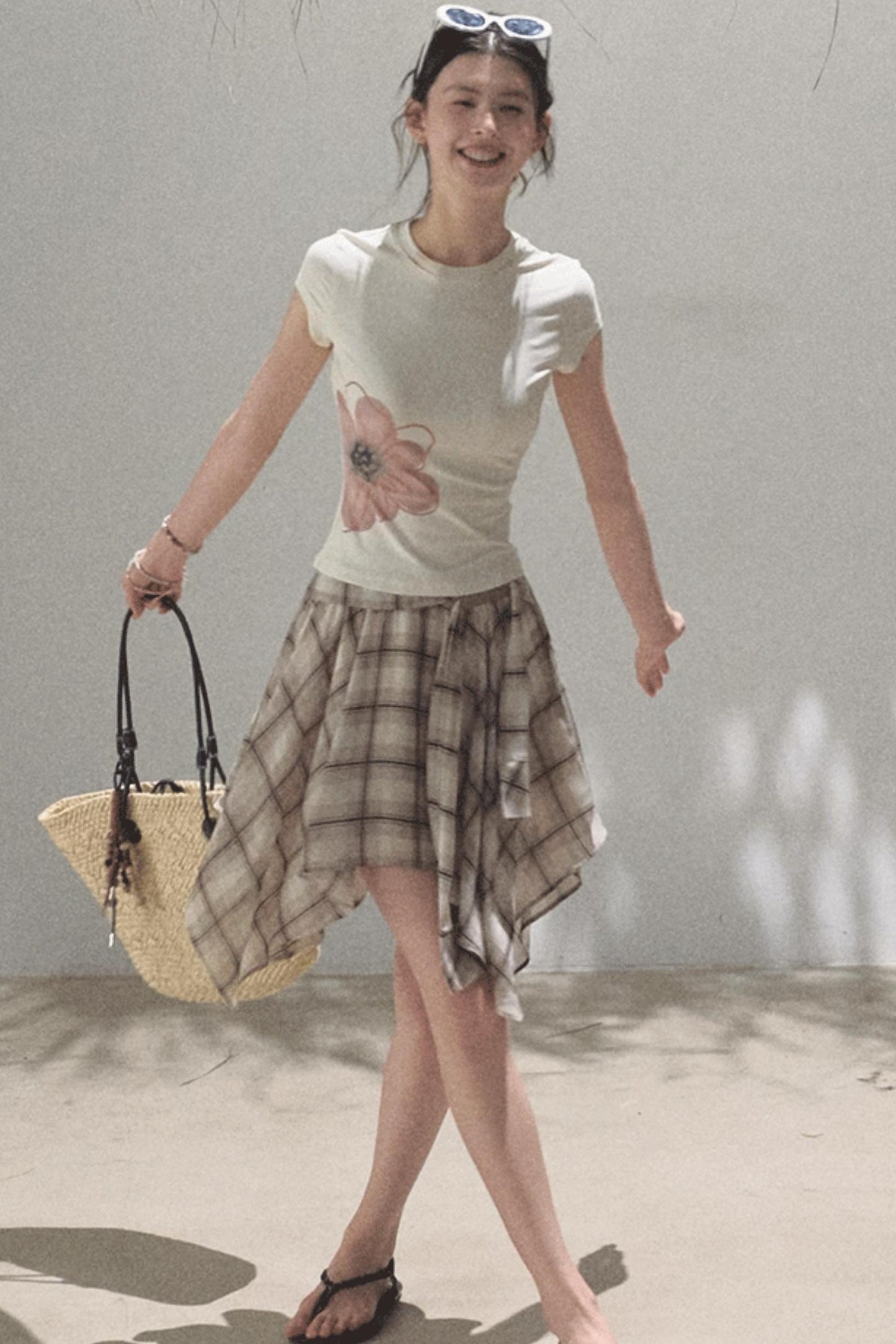 Begonia Bloom Slim Fit T-Shirt