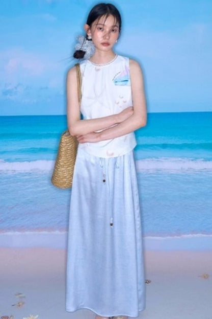 Starfish Pleated Skirt Set-Up