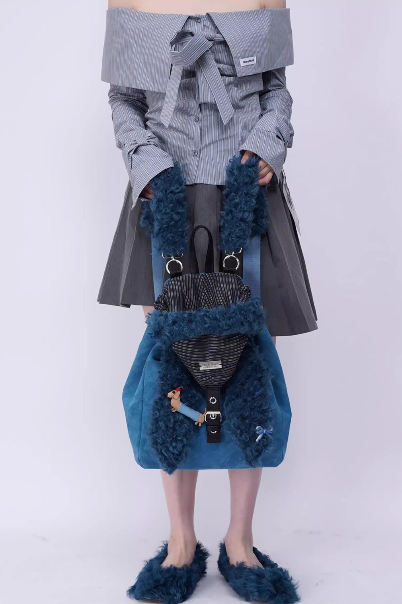 Ear Furry Crossbody Bag