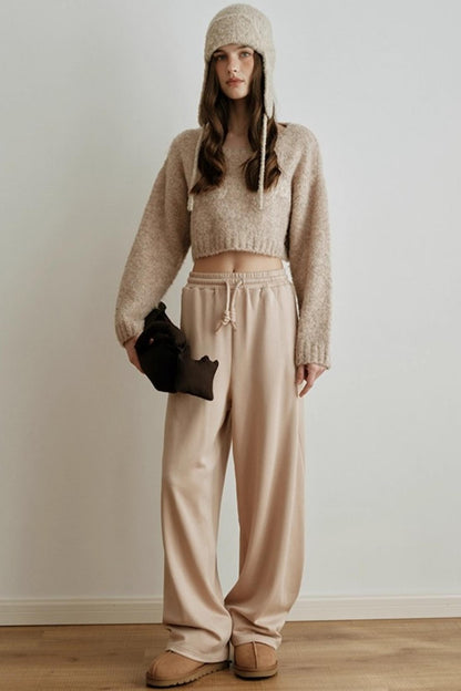 Light Luxury Wool Jacquard Sweater