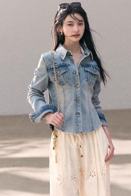 Pure Cotton Embroidered Pants