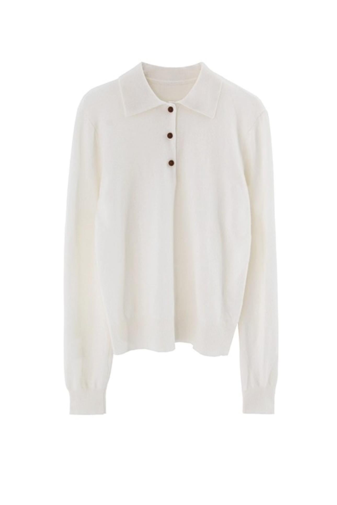 Niche Wool Polo Sweater