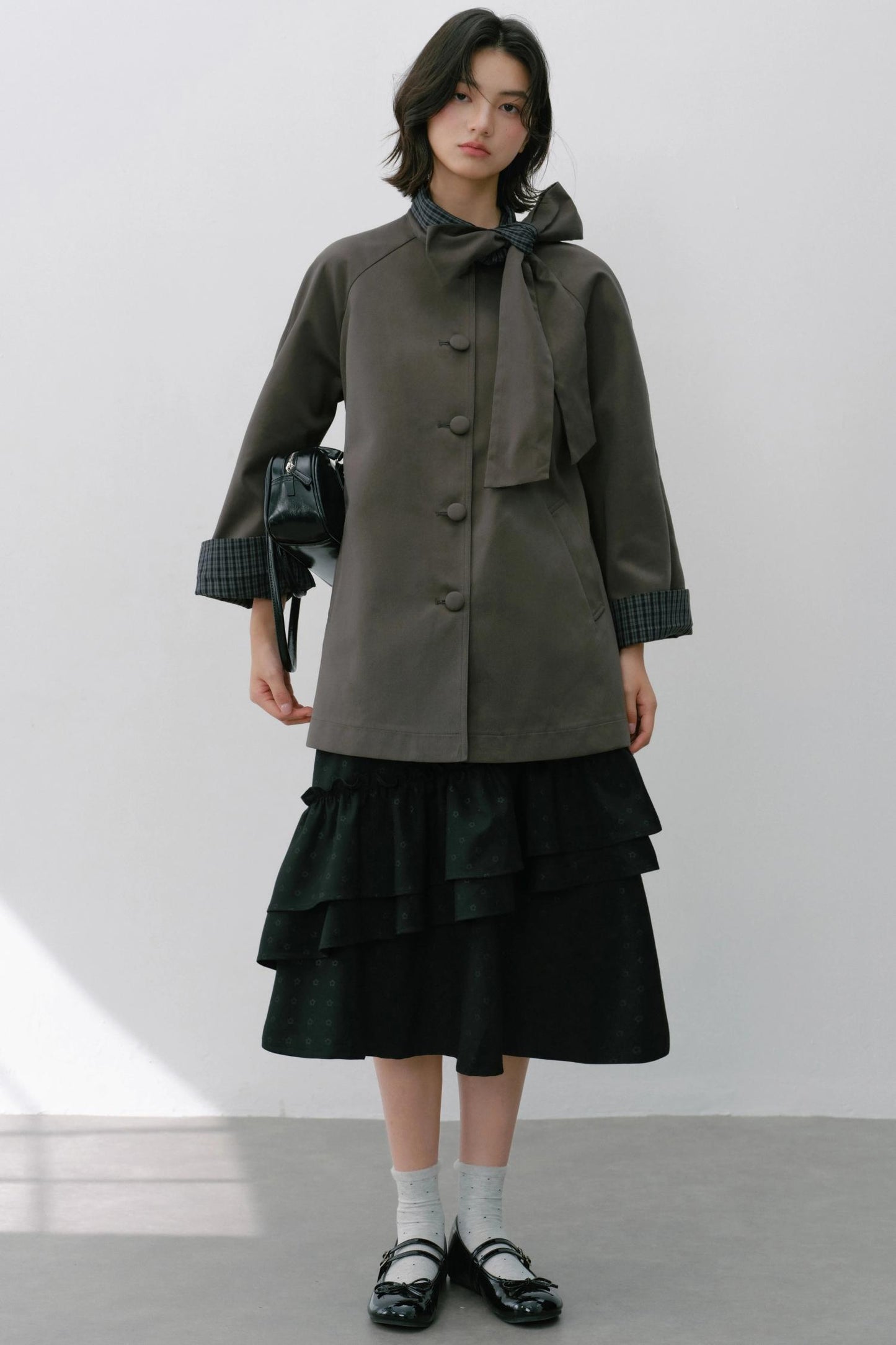 Sweet Bow Trench Coat