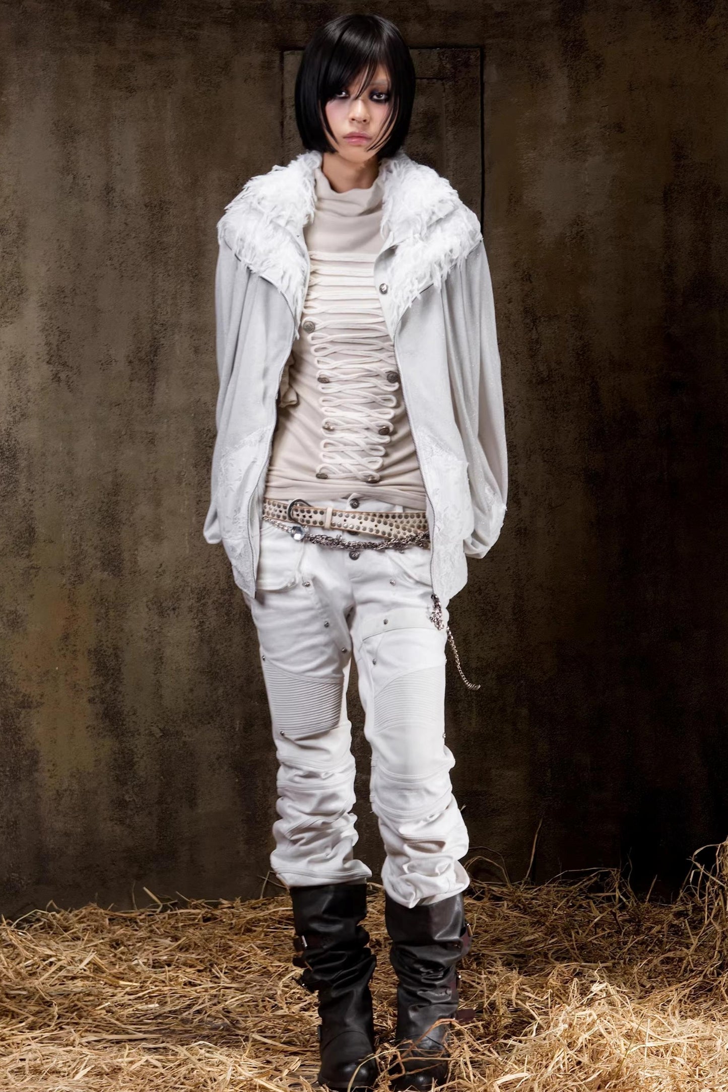 Palace Punk Straight-Leg Pants