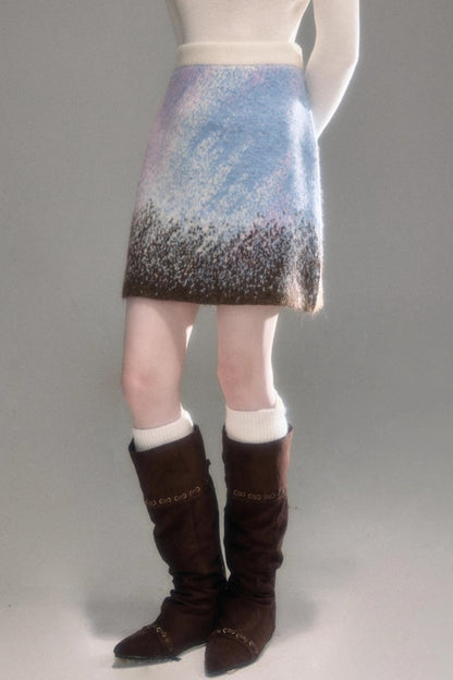 Gradient Wool Blend Winter Set-Up