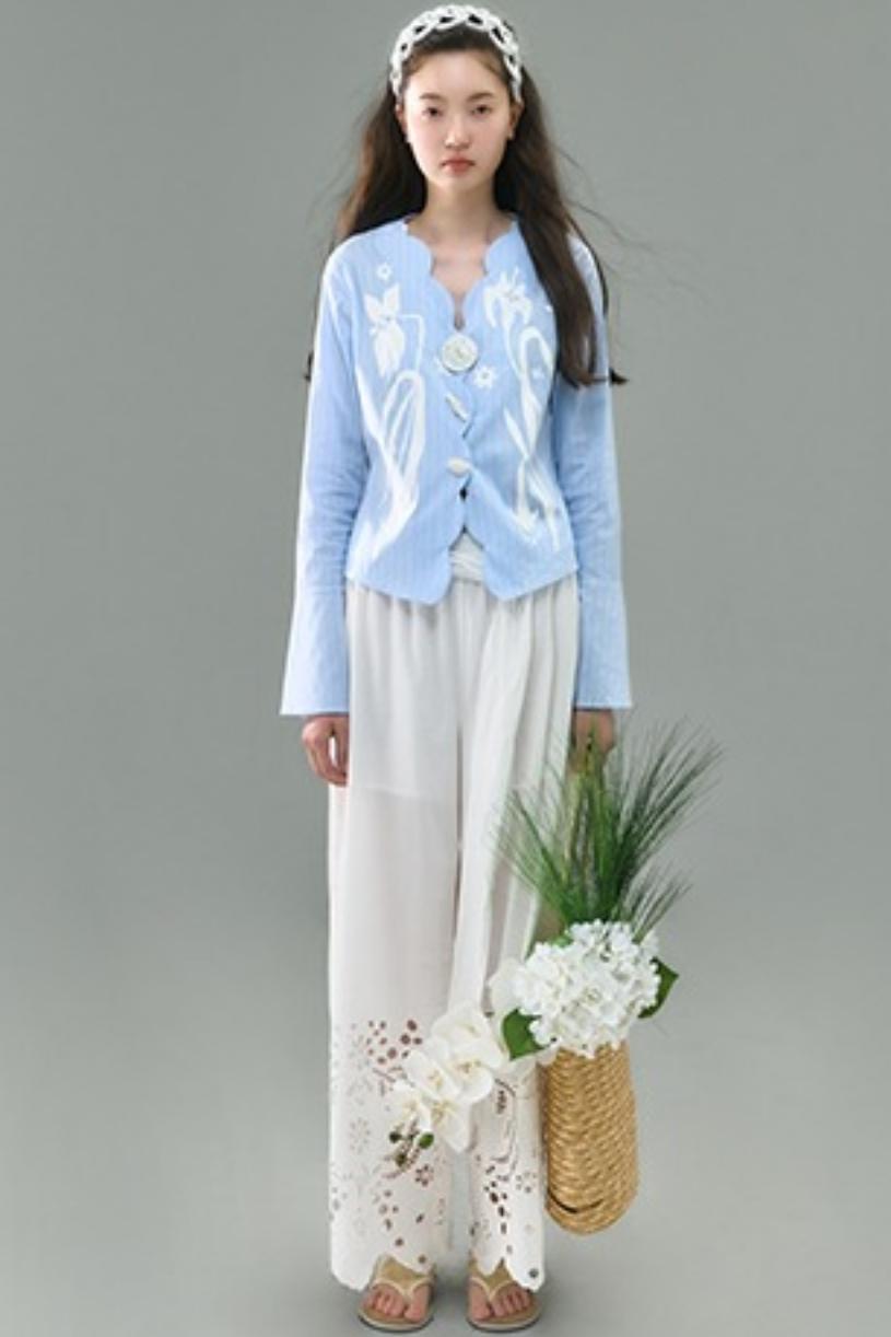 Vintage Lily Flared Sleeve Shirt