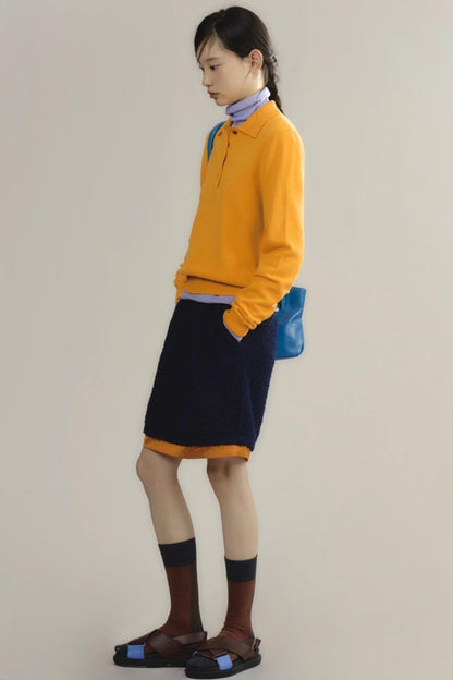 Niche Wool Polo Sweater