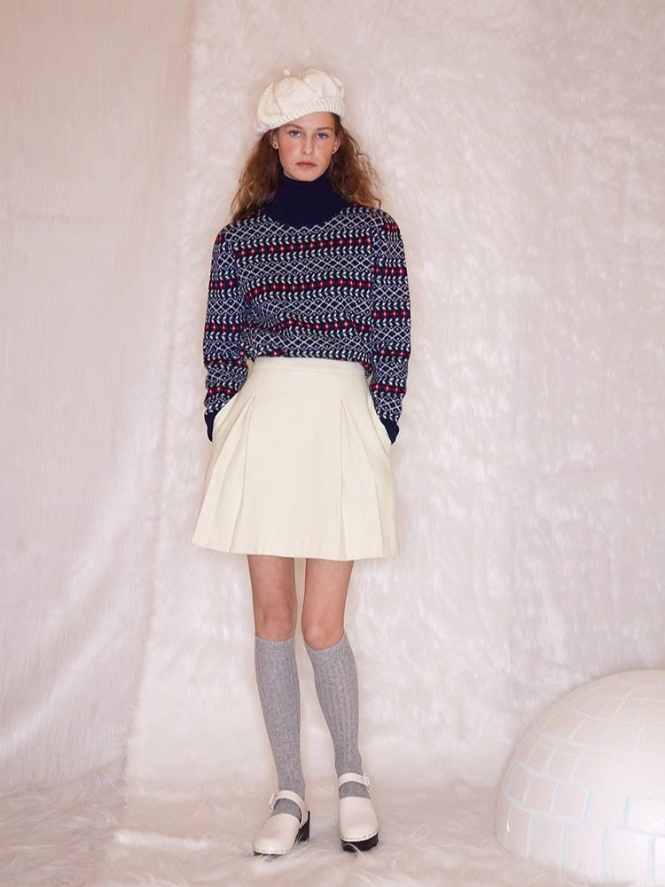 Vintage Turtleneck Wool Sweater