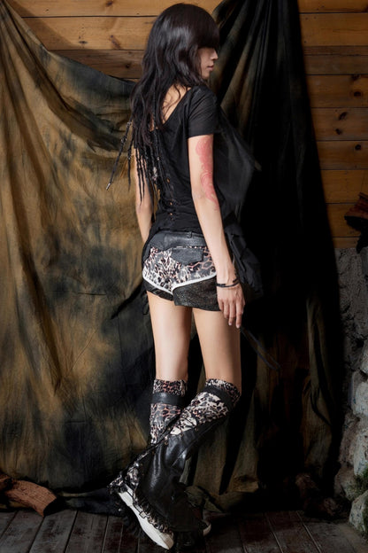 Original Mesh Patchwork Shorts