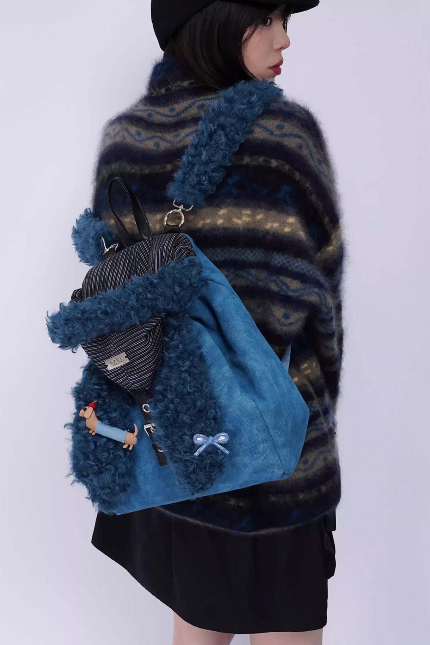 Ear Furry Crossbody Bag