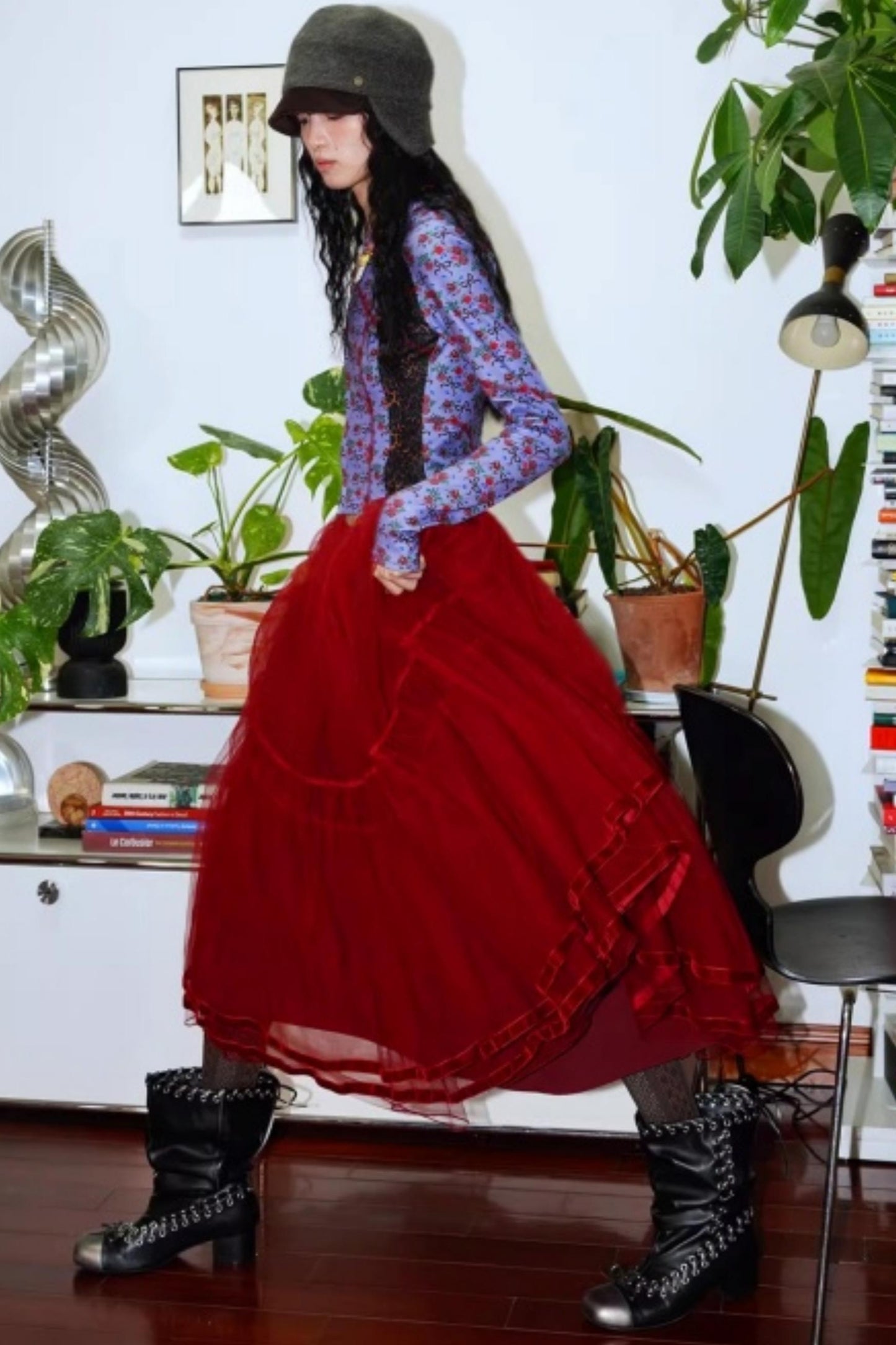 Vintage Leopard Velvet T-Shirt