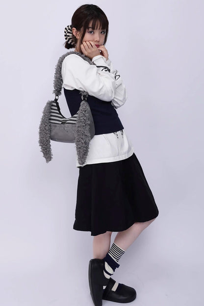 Rabbit Plush Crossbody Bag