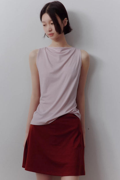 Draped Off-Shoulder Slimming Top