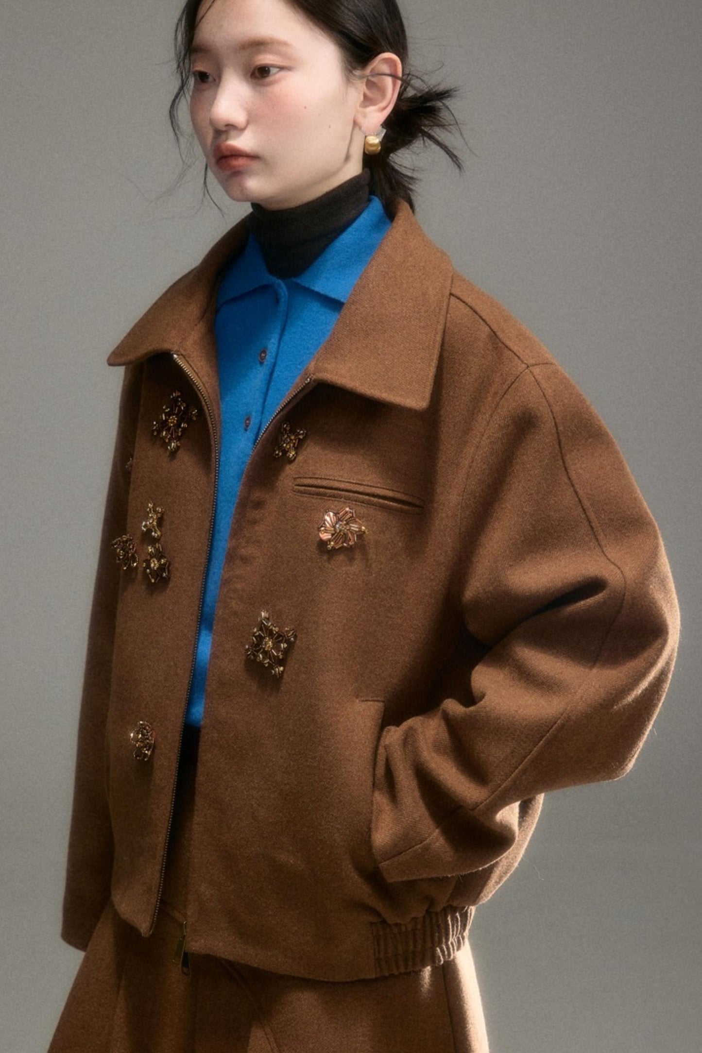 Oak Hazelnut Wool Jacket Set-Up