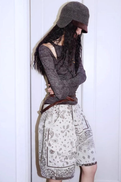 Vintage Acetate Knitted Top